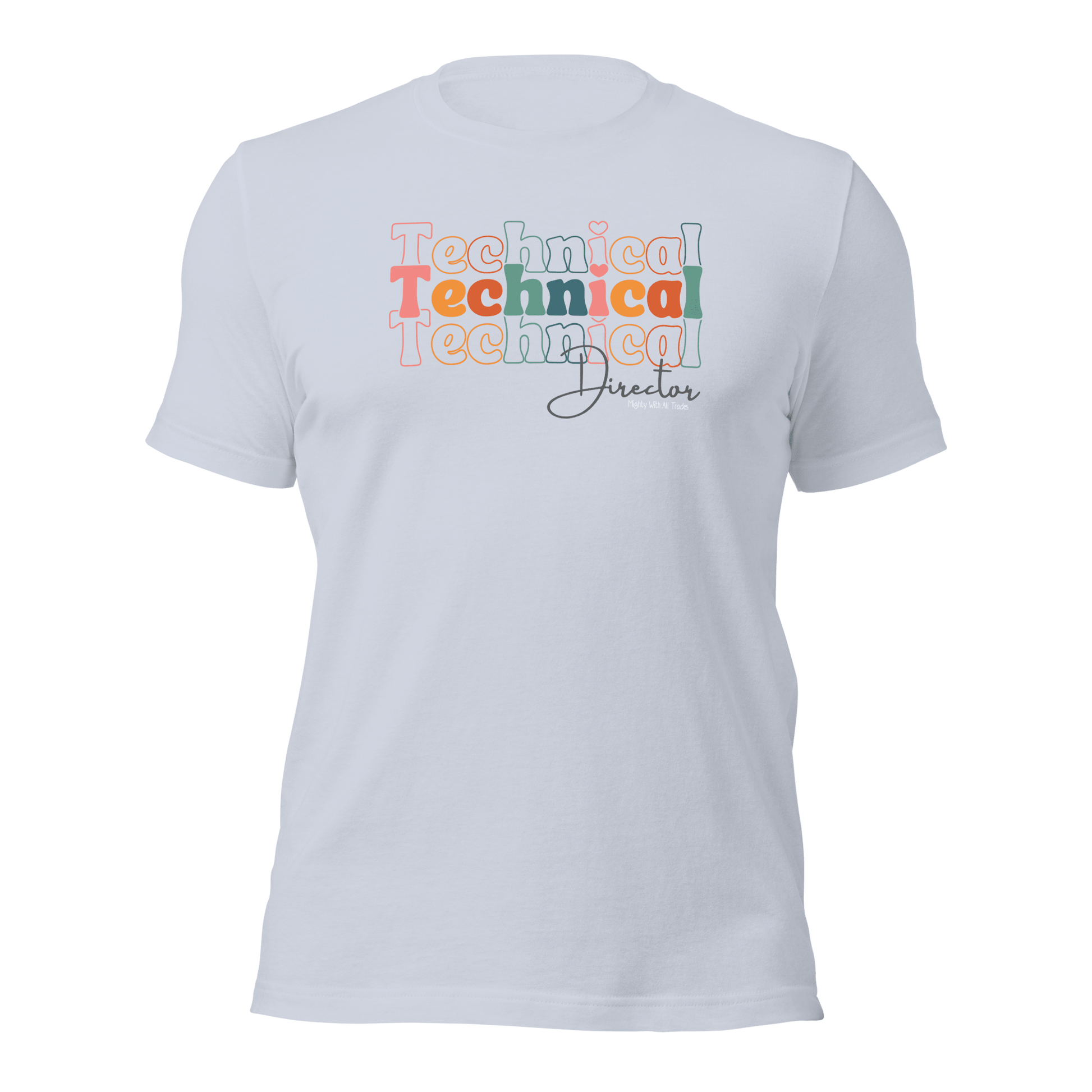 Technical Director Tri - Font T-shirt T-Shirts Light Blue