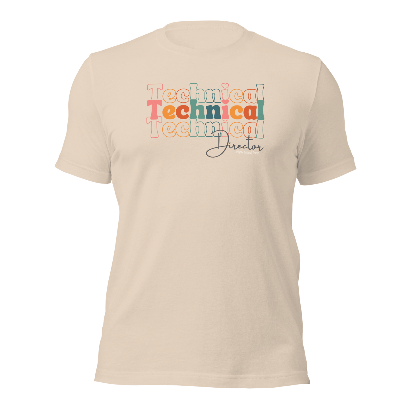 Technical Director Tri - Font T-shirt T-Shirts Soft Cream