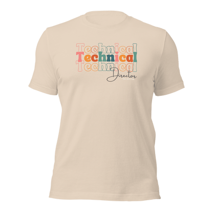 Technical Director Tri - Font T-shirt T-Shirts Soft Cream