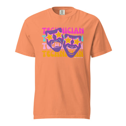Technician Mask Preppy (Comfort Colors) T-shirt T-Shirts Terracotta