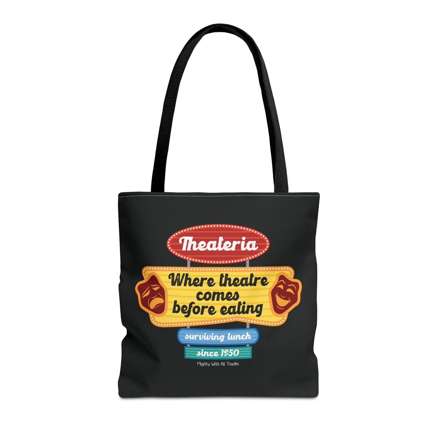 Theateria Tote Bag Bags 16" × 16''