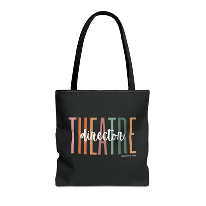 Theatre Director Overscript Tote Bag Bags 16" × 16''