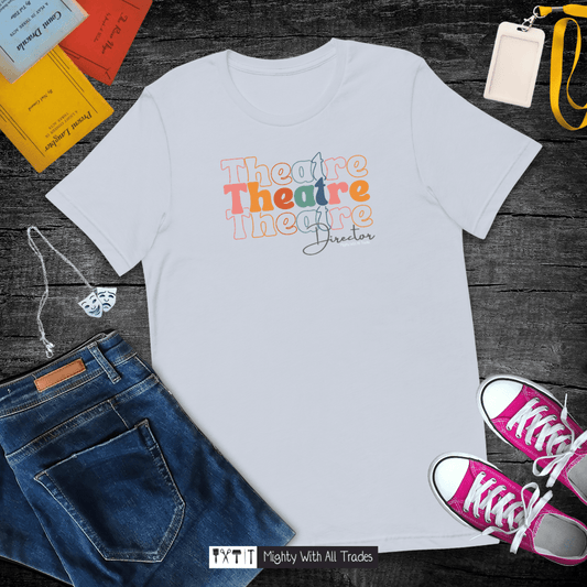 Theatre Director Tri - Font T-shirt T-Shirts Pink