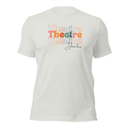 Theatre Director Tri - Font T-shirt T-Shirts Silver