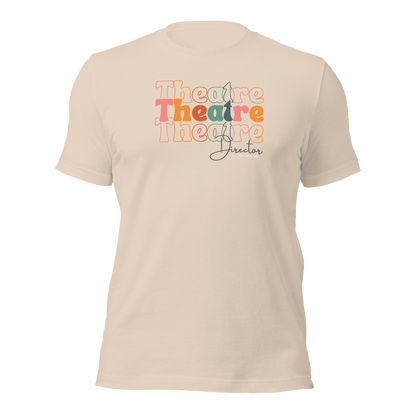 Theatre Director Tri - Font T-shirt T-Shirts Soft Cream