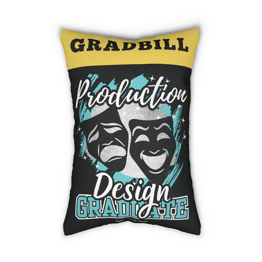 Theatre Graduate Pillow - Production Design Home Decor 20" × 14"