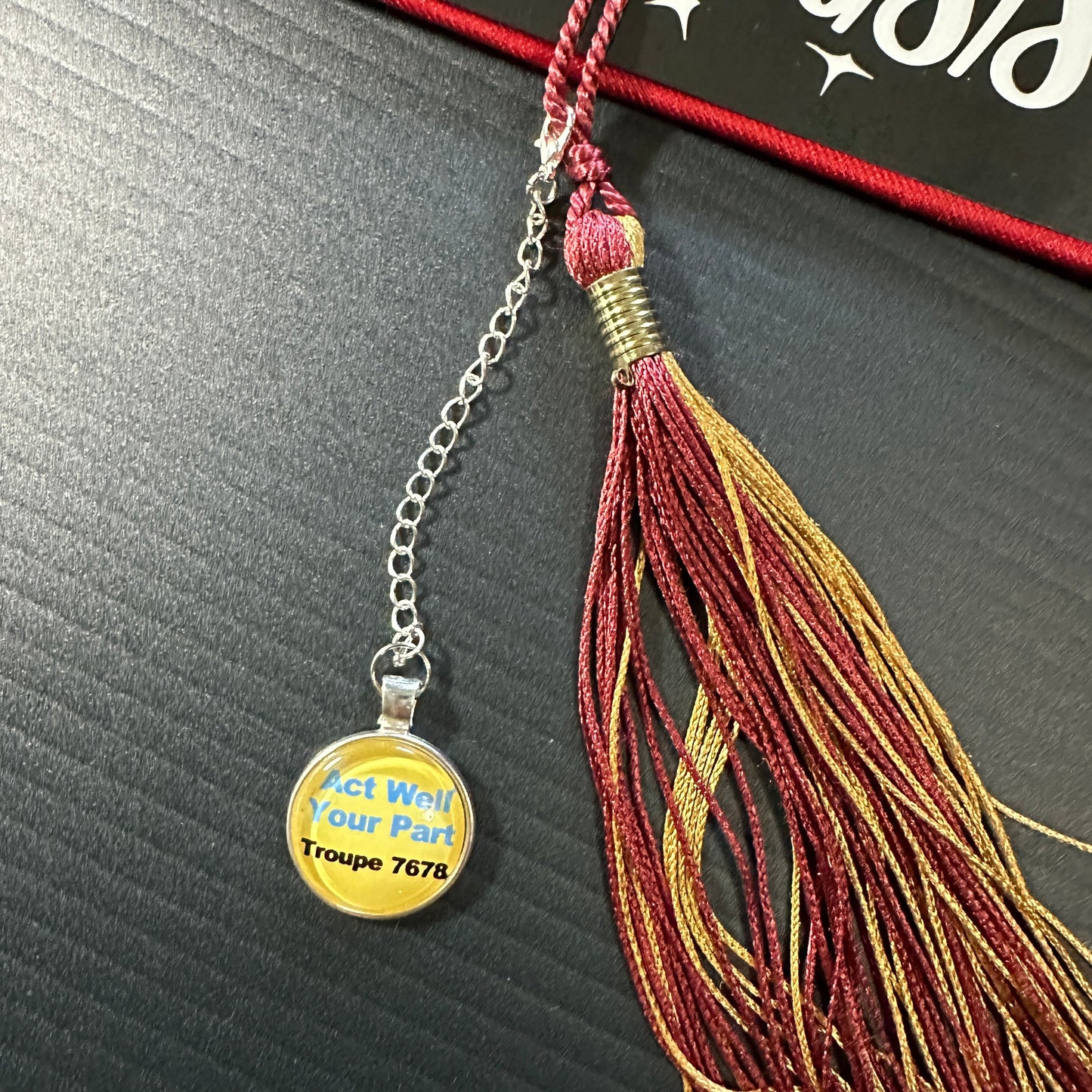 Theatre Graduation Tassel Charm - CLICK TO PERSONALIZE Charms and Pendants