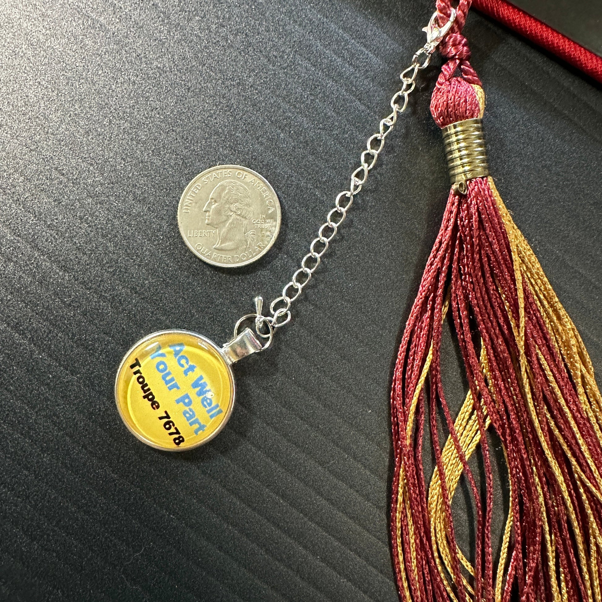 Theatre Graduation Tassel Charm - CLICK TO PERSONALIZE Charms and Pendants