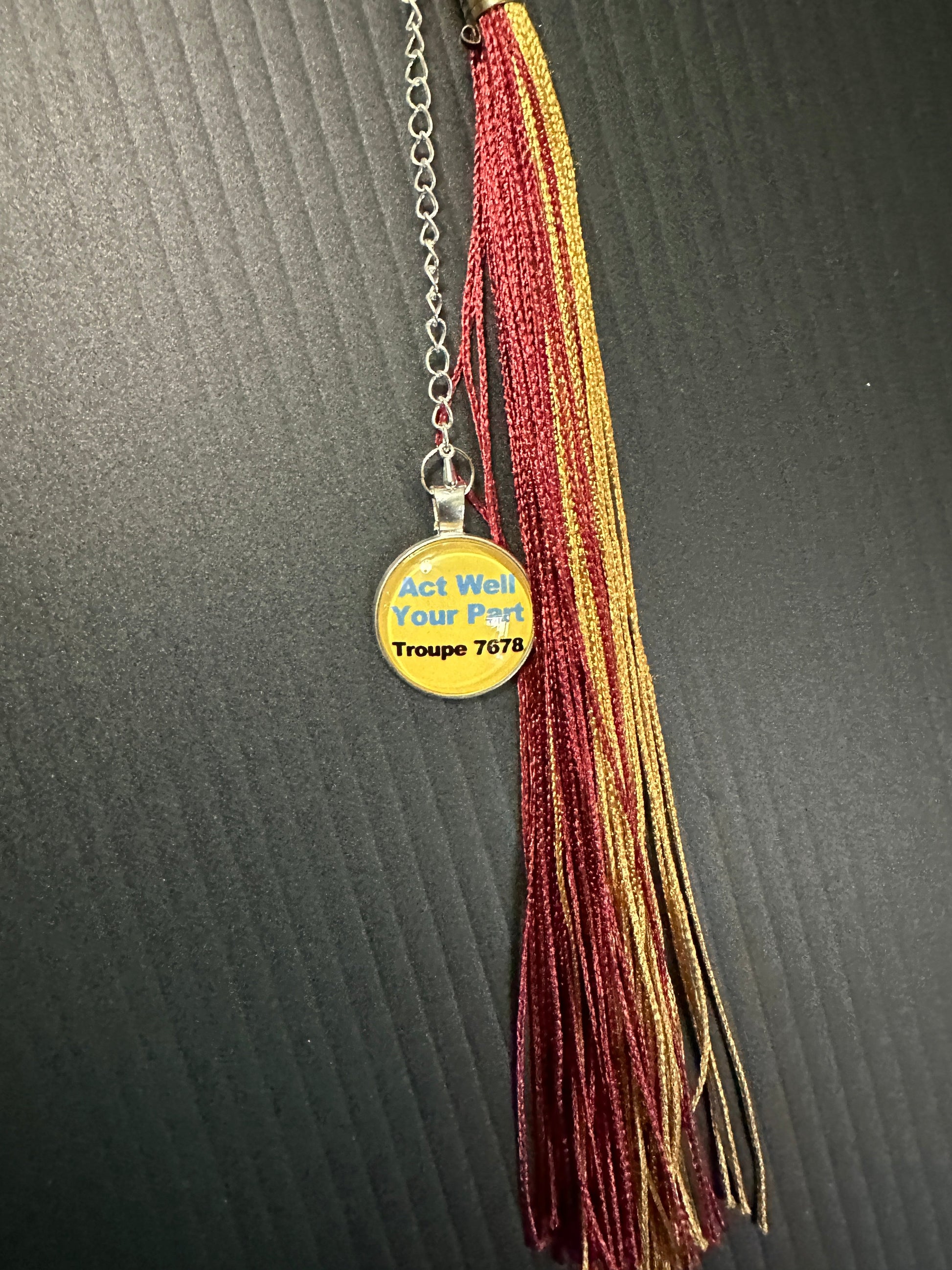 Theatre Graduation Tassel Charm - CLICK TO PERSONALIZE Charms and Pendants