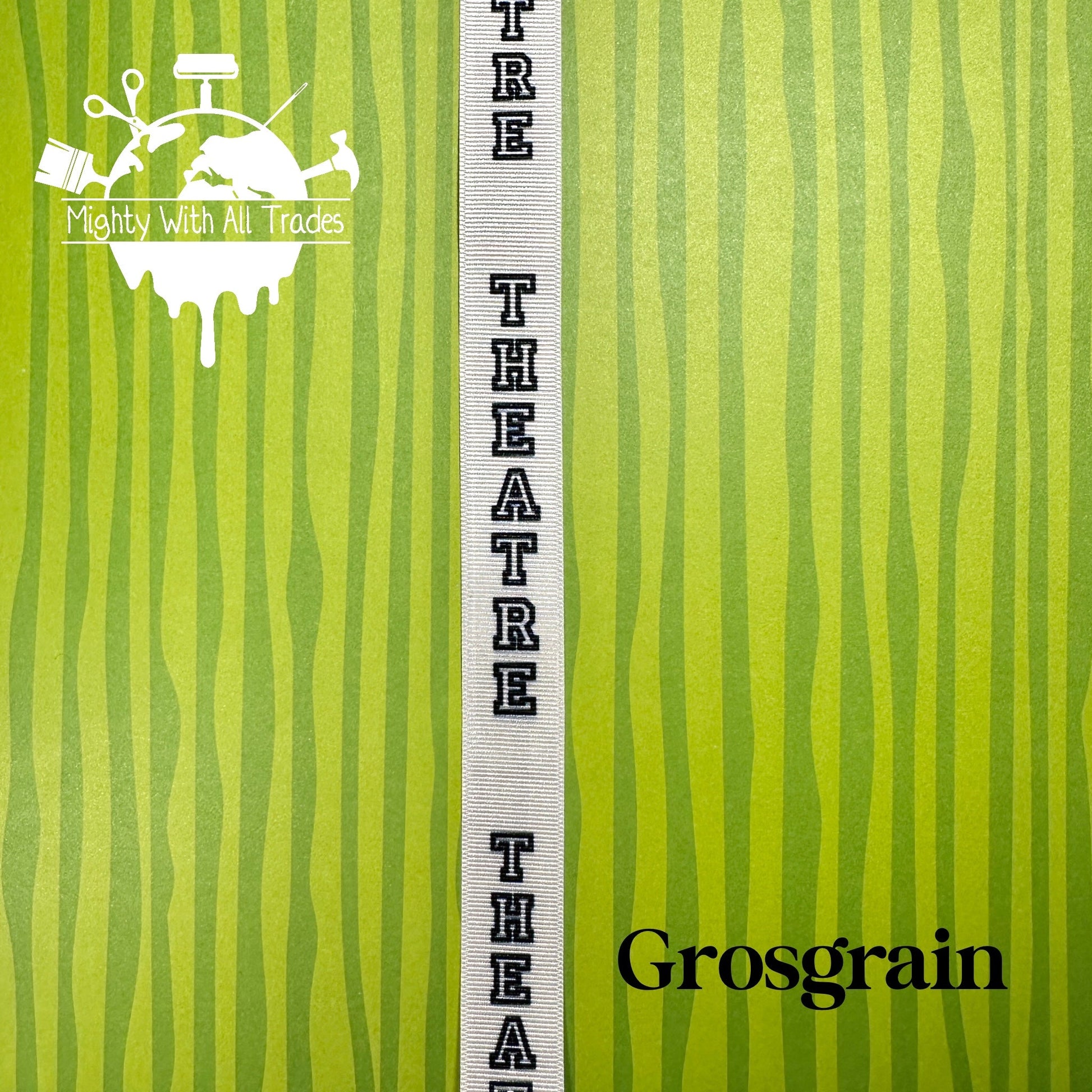 Theatre Homecoming Ribbon, 7/8" Appliques & Patches Grosgrain