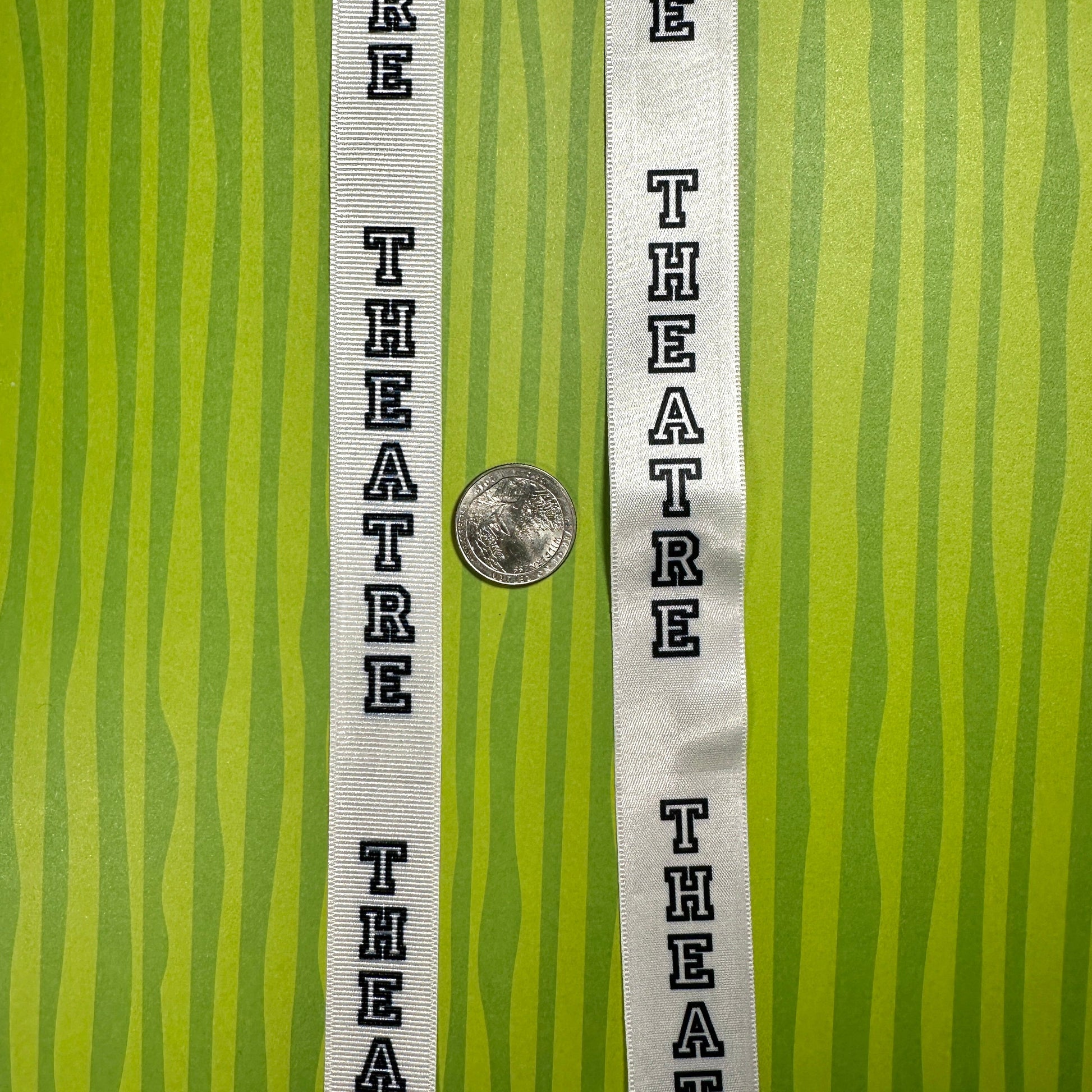 Theatre Homecoming Ribbon, 7/8" Appliques & Patches Satin