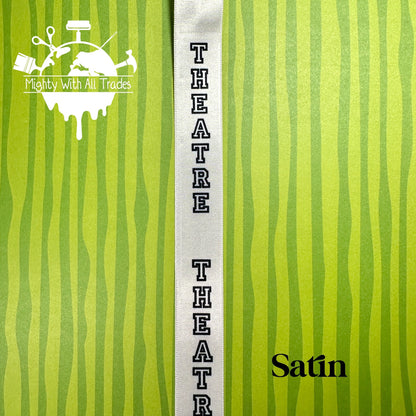 Theatre Homecoming Ribbon, 7/8" Appliques & Patches Satin