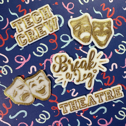 Theatre Homecoming Trinkets, GOLD Gold Trinkets Set of all 5
