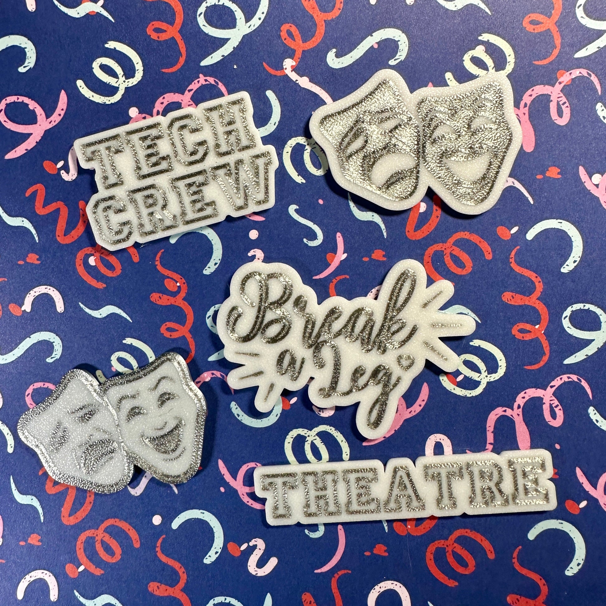 Theatre Homecoming Trinkets, SILVER Silver Trinkets Set of all 5