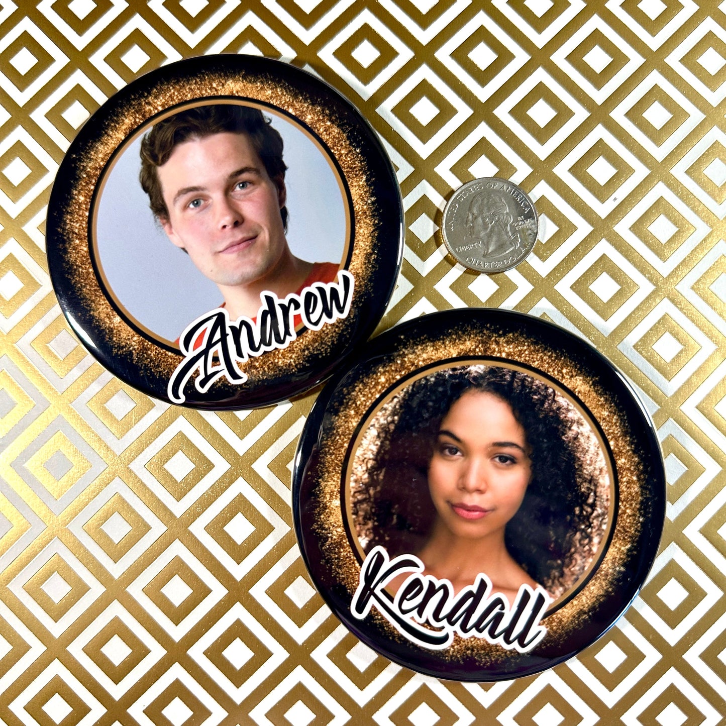 Theatre Showcase Large Spirit Button - CLICK TO PERSONALIZE Pin Back Buttons