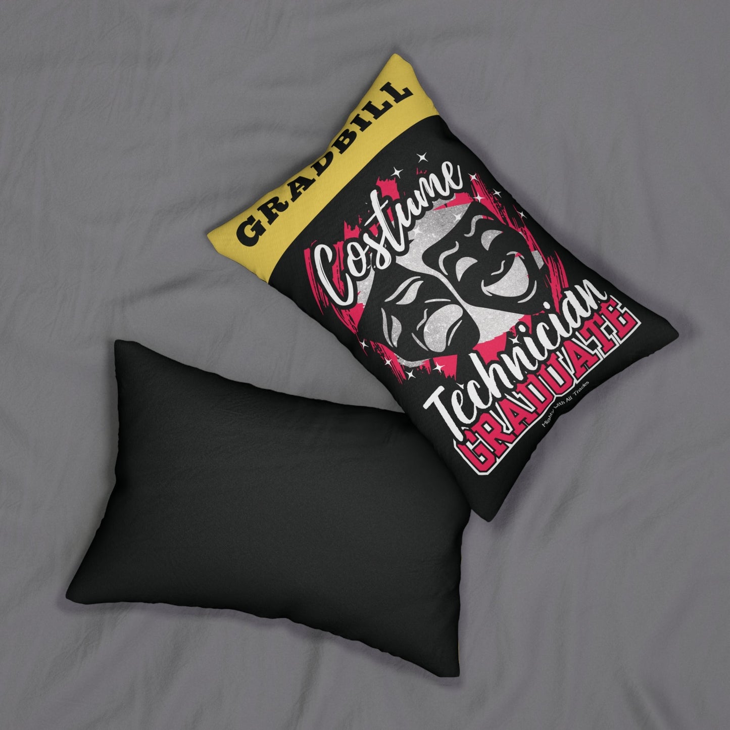 Theatre Technician Graduate Pillow - Costume Home Decor 20" × 14"