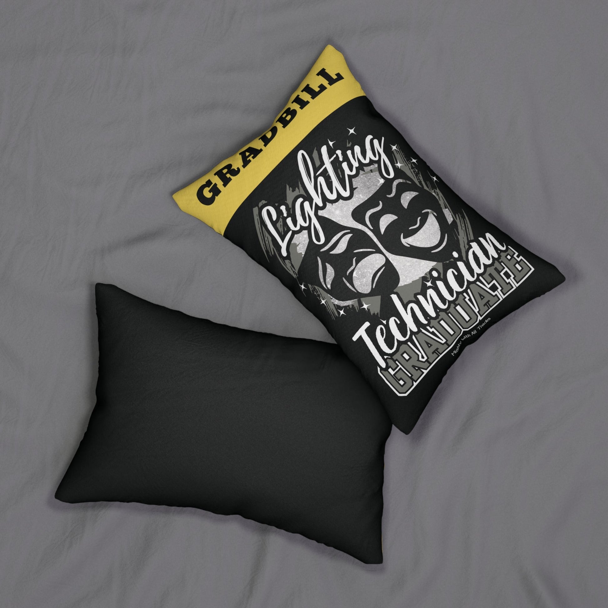 Theatre Technician Graduate Pillow - Lighting Home Decor 20" × 14"