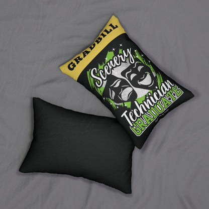 Theatre Technician Graduate Pillow - Scenery Home Decor 20" × 14"