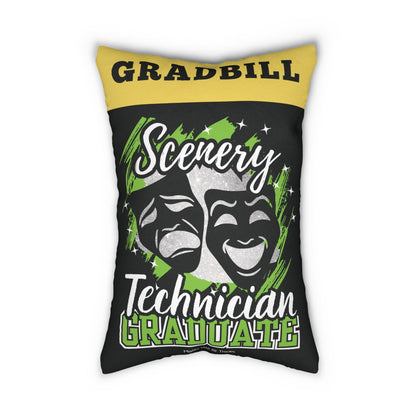 Theatre Technician Graduate Pillow - Scenery Home Decor 20" × 14"