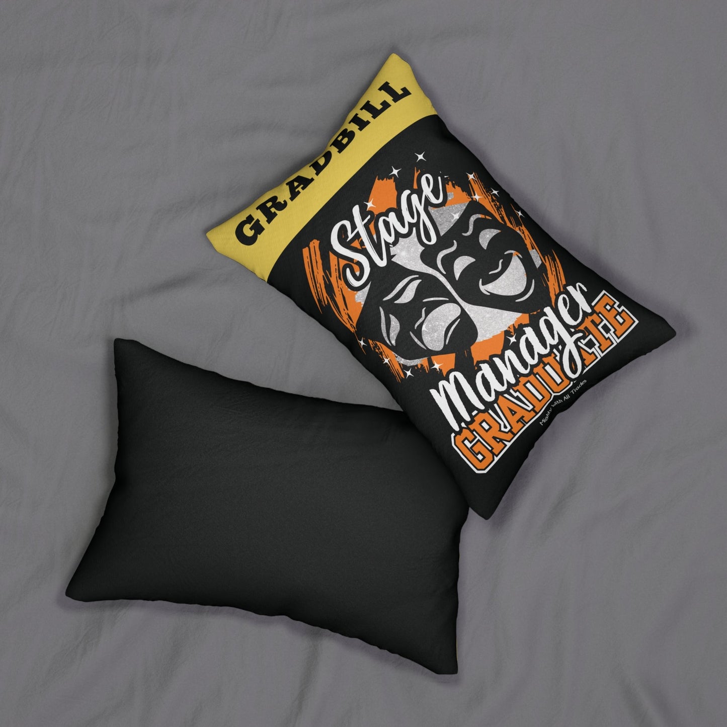 Theatre Technician Graduate Pillow - Stage Manager Home Decor 20" × 14"
