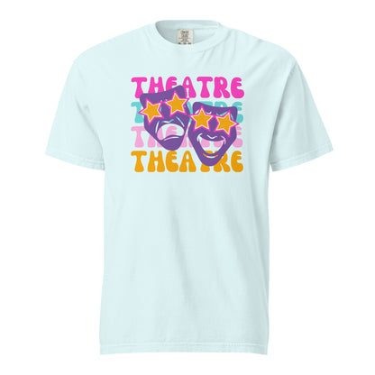 Theatre Mask Preppy (Comfort Colors) T-shirt