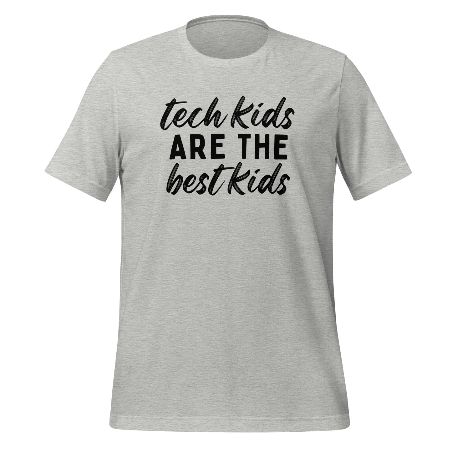 Tech Kids T-shirt - Black Font-mightywithalltrades