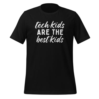 Tech Kids T-shirt - White Font-mightywithalltrades