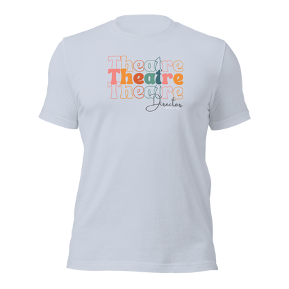 Theatre Director Tri-Font T-shirt-mightywithalltrades