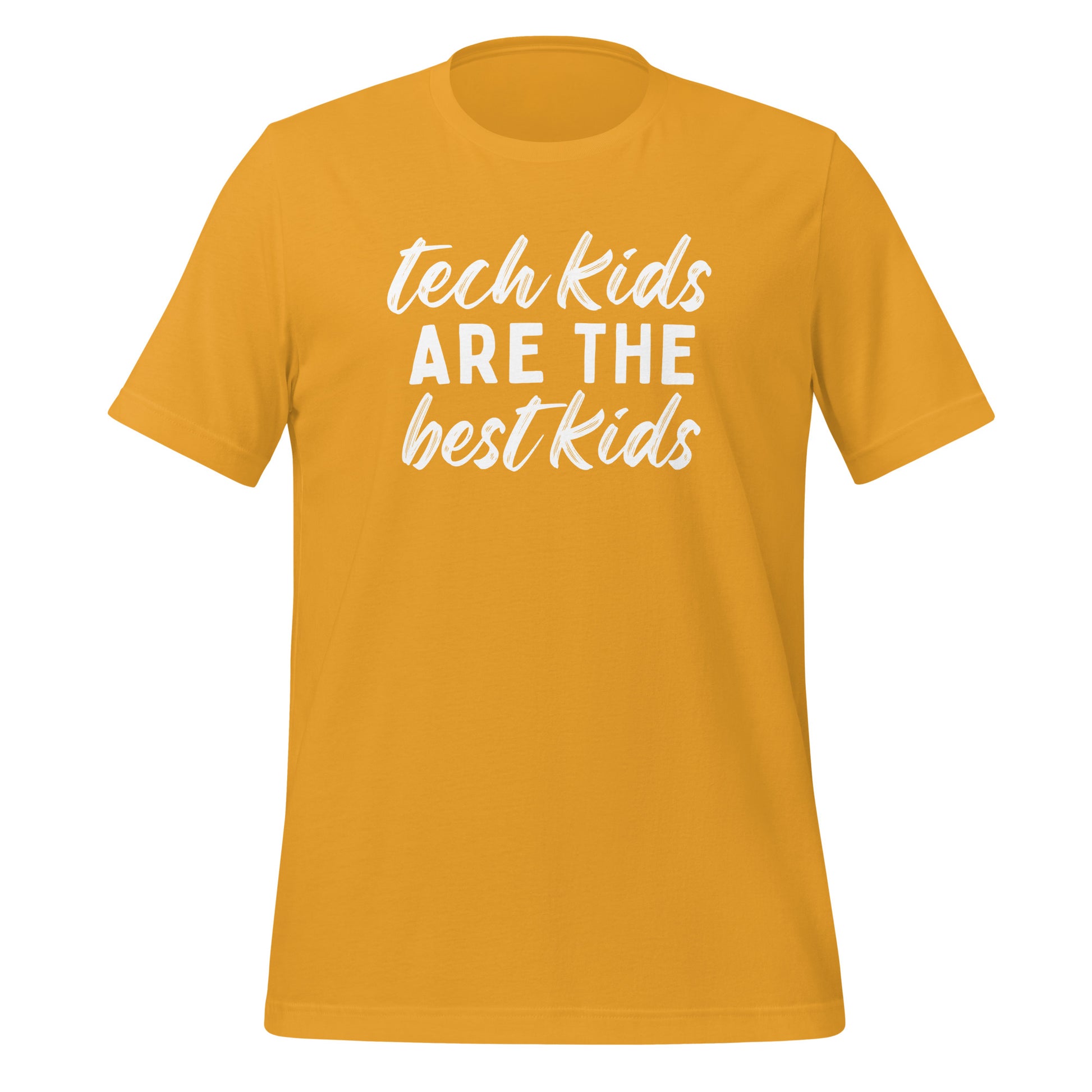 Tech Kids T-shirt - White Font-mightywithalltrades