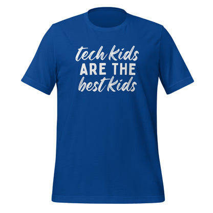 Tech Kids T-shirt - White Font-mightywithalltrades