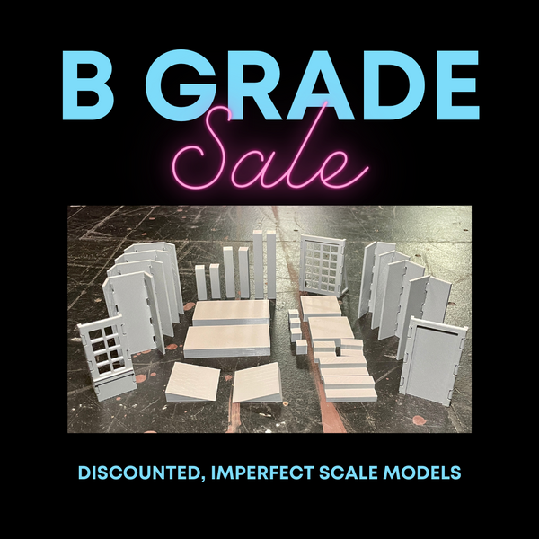 B GRADE SALE -  32 pc 1/2" Scale Model UIL One Act Pay Unit Set