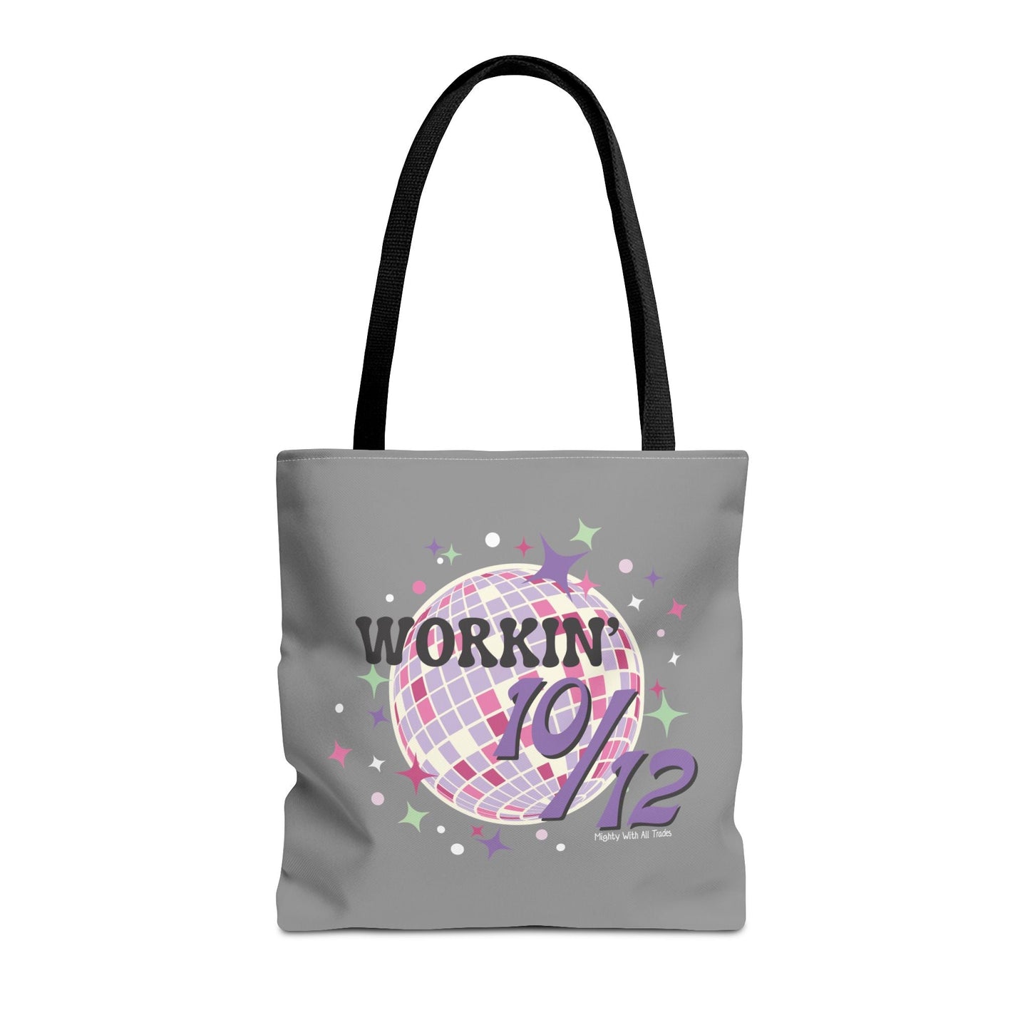 Working 10/12 Disco Tote Bag Bags 16" × 16''