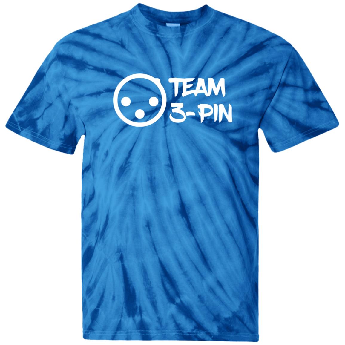 Team 3 Pin Tie Dye T-shirt-mightywithalltrades