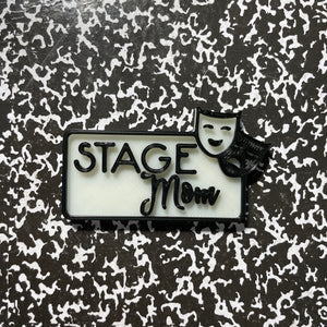 Stage Mom Magnetic Glow-in-the-Dark Badge