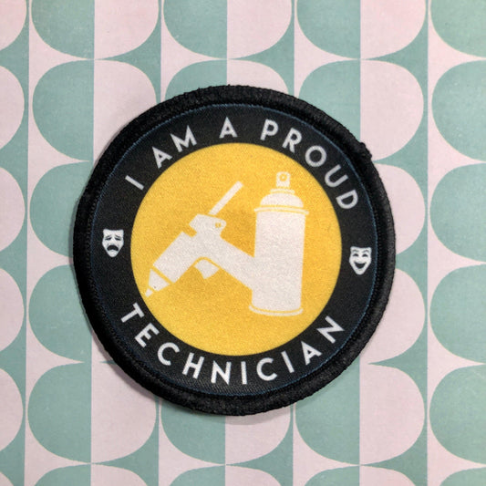 Props Proud Technician Iron-on Patch-mightywithalltrades