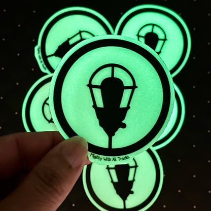 Ghostlight Sticker, Glow in the Dark-mightywithalltrades