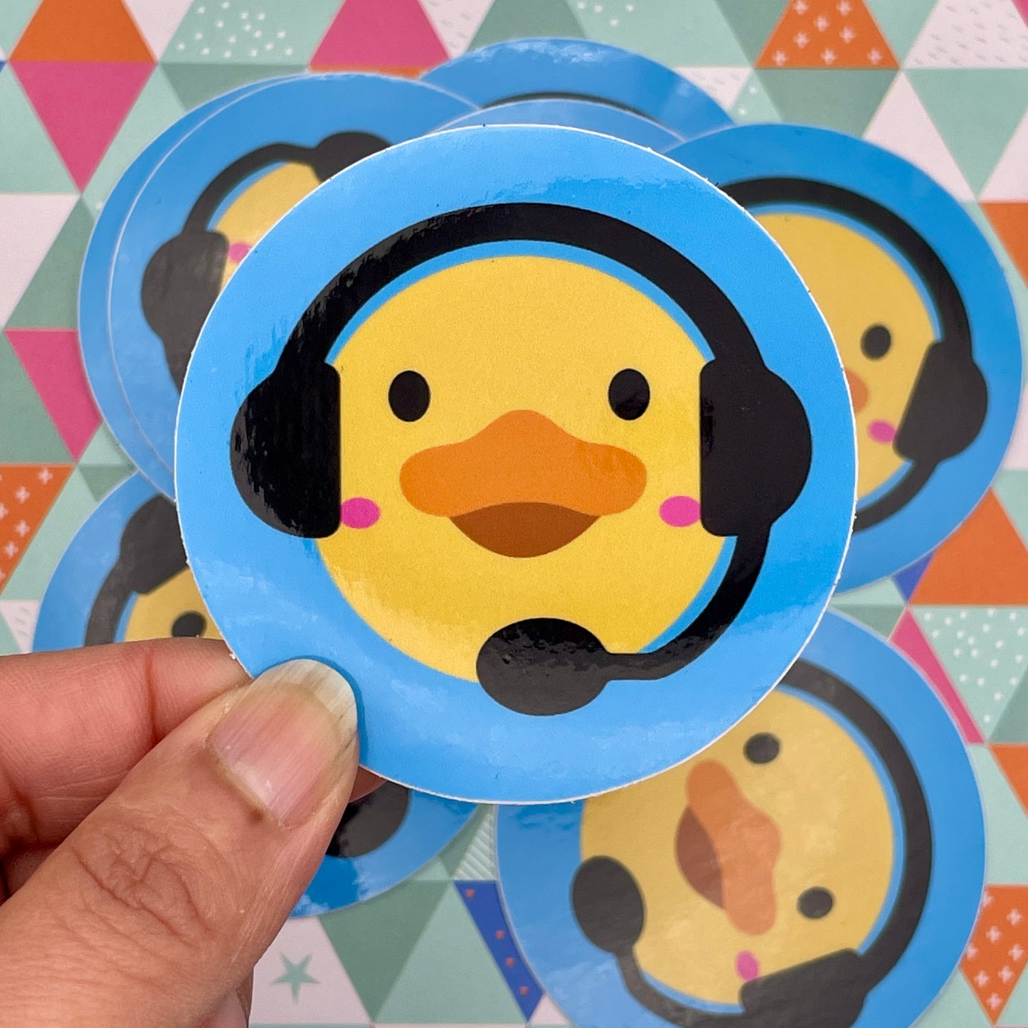 Thespian Tech Duck Sticker-mightywithalltrades