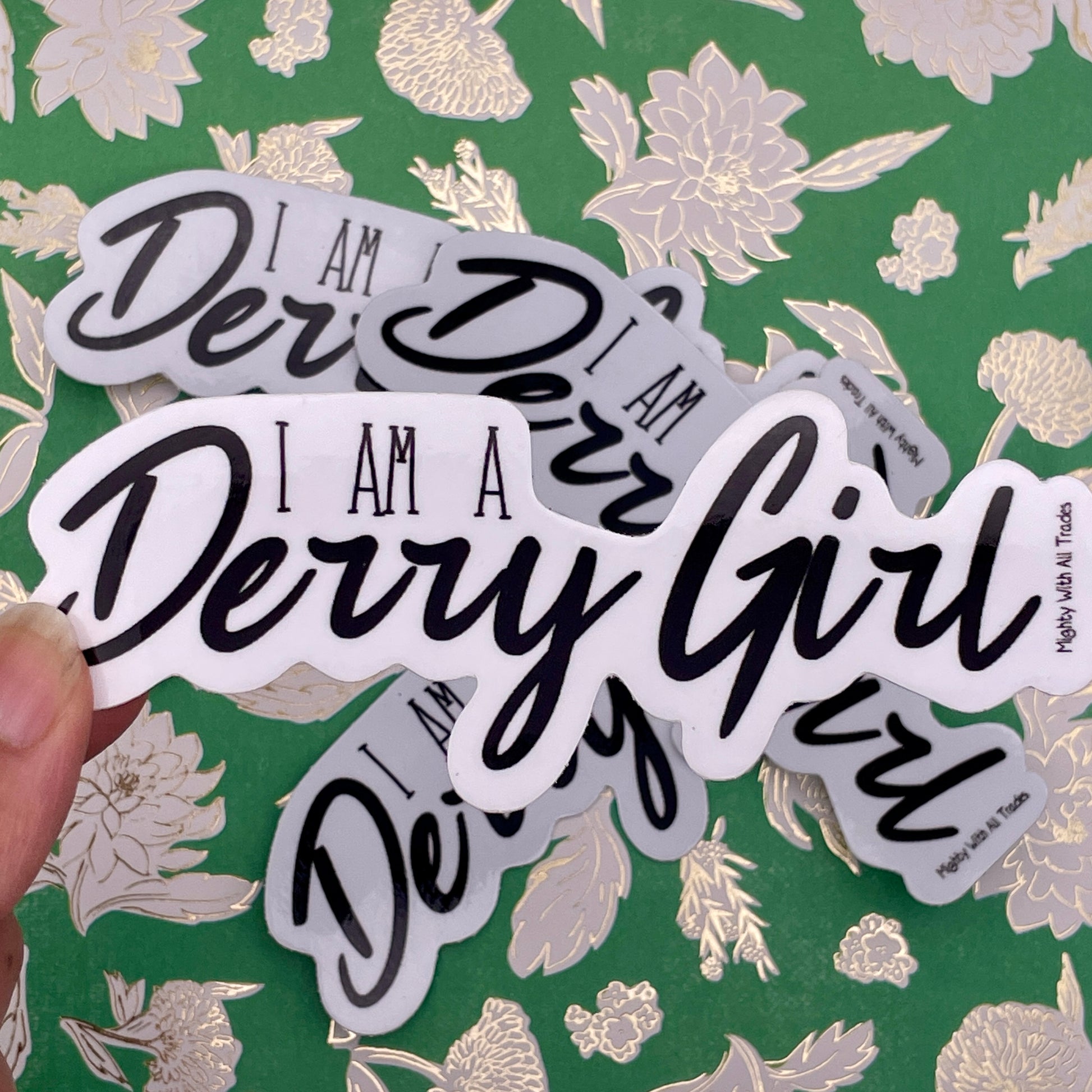 Derry Girl Sticker-mightywithalltrades