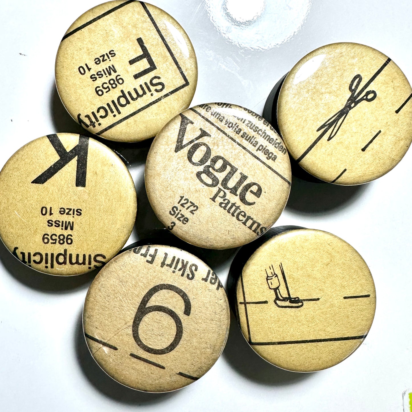 Upcycled Pattern Weights-mightywithalltrades