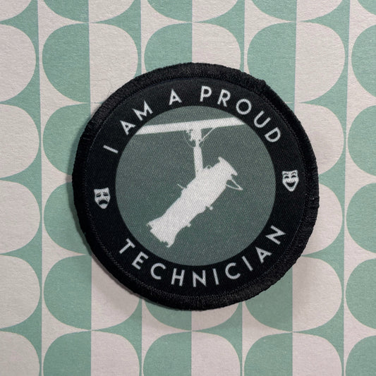 Lighting Proud Technician Iron-on Patch-mightywithalltrades