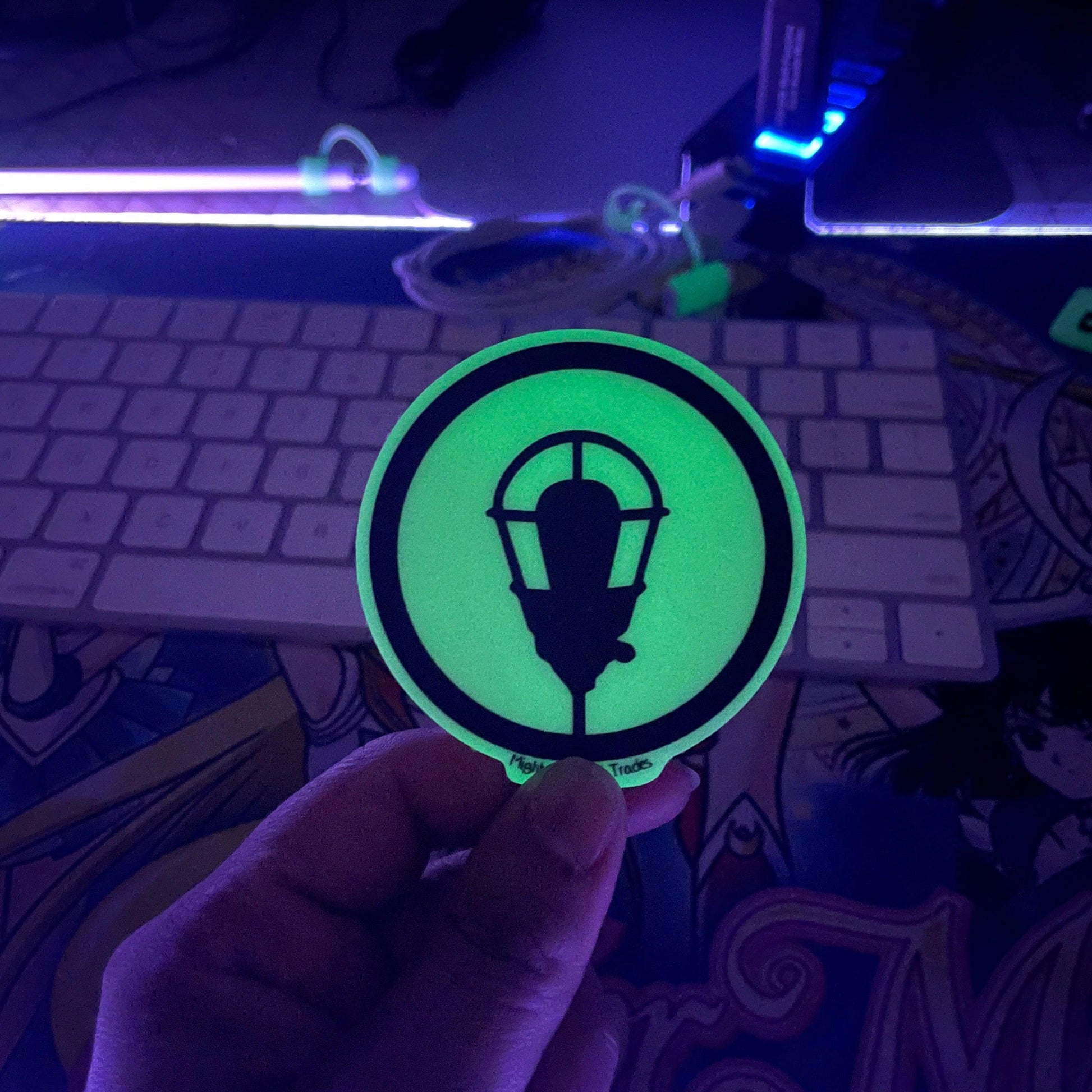 Ghostlight Sticker, Glow in the Dark-mightywithalltrades