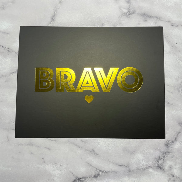 Bravo Foiled Cards, Set of 8