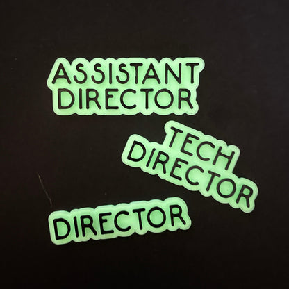 Assistant Director Name Badge, Offset Assistant Director Magnet