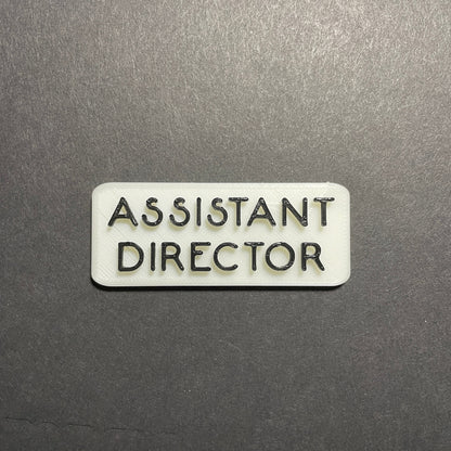 Assistant Director Name Badge, Square Assistant Director Magnet