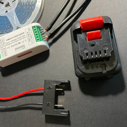 Battery Powered DMX Decoder Do - dad LED Lighting