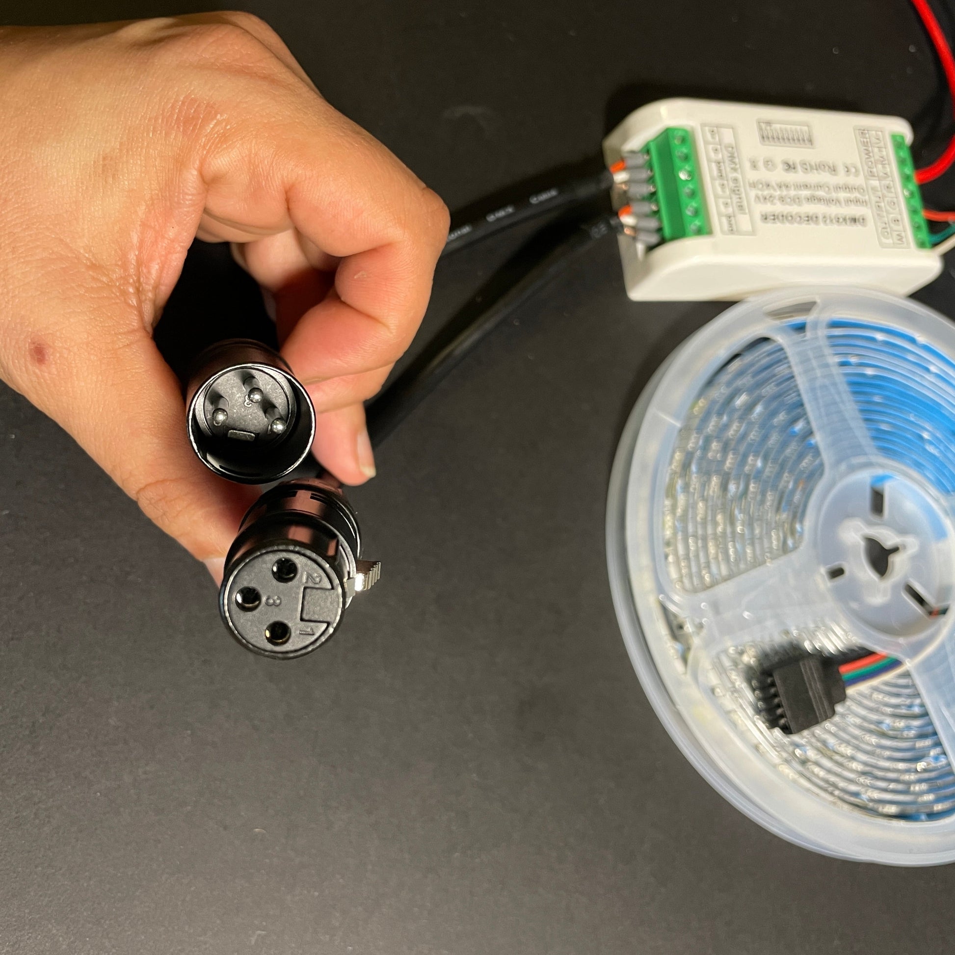 Battery Powered DMX Decoder Do - dad LED Lighting