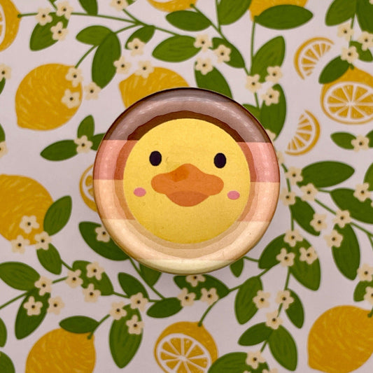 BIPOC Duck Pride Button Pin Back Buttons