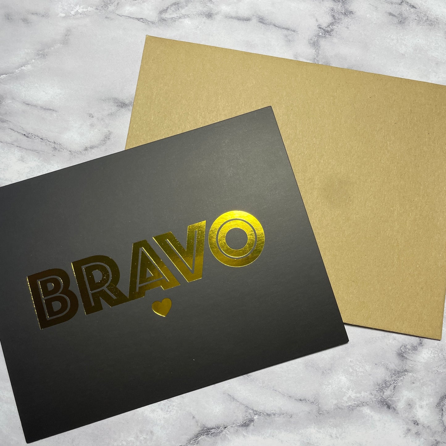 Bravo Foiled Cards, Set of 8 Greeting & Note Cards