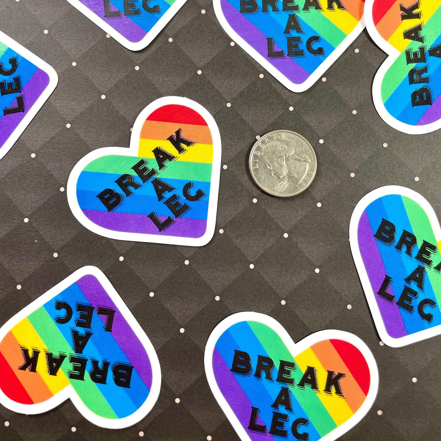 Break A Leg Sticker Stickers