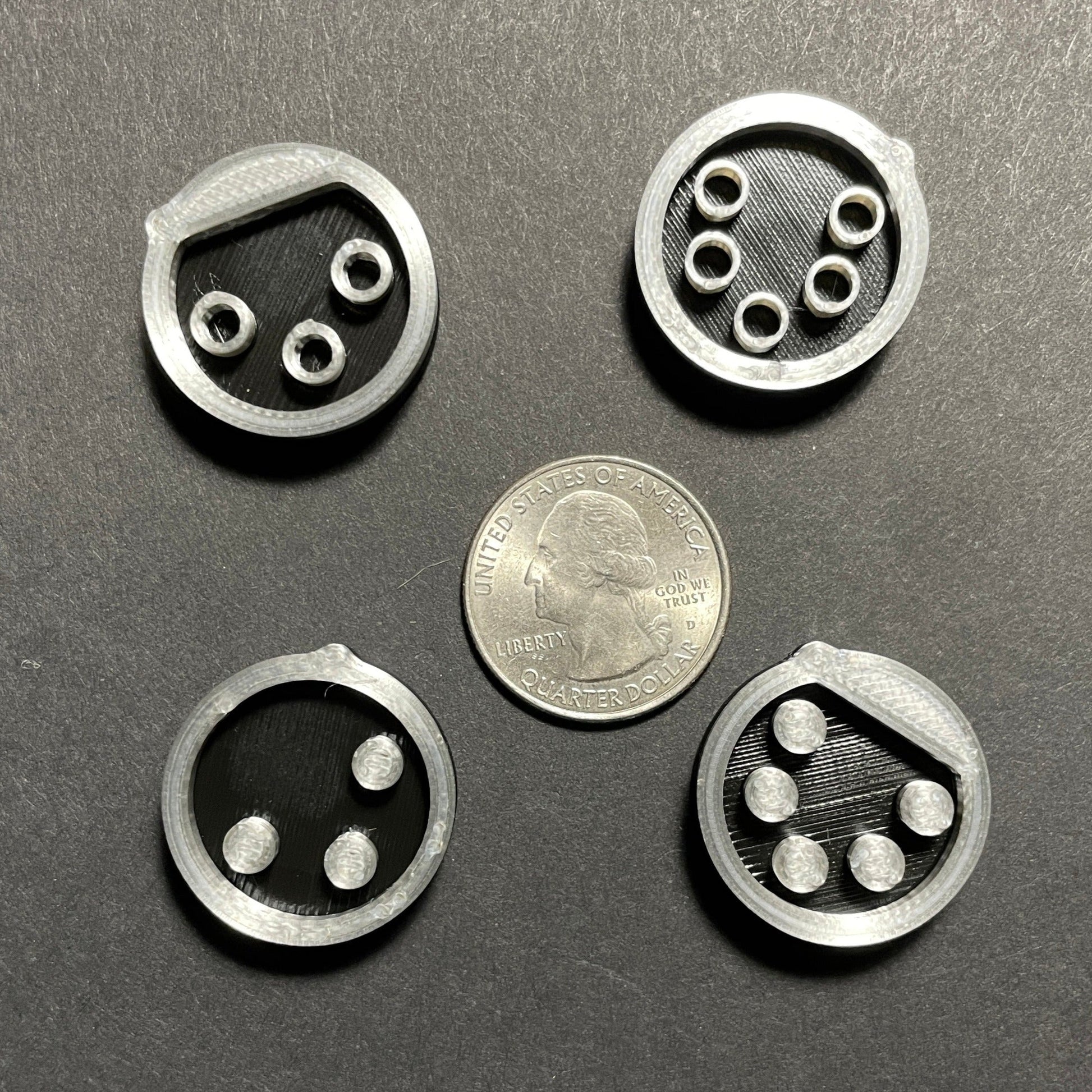 Cable Terminal Magnets, Set of 4 Refrigerator Magnets